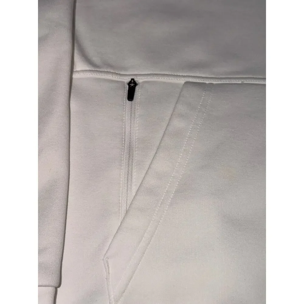 Nike Therma-FIT Pullover White Hoodie Men's Large